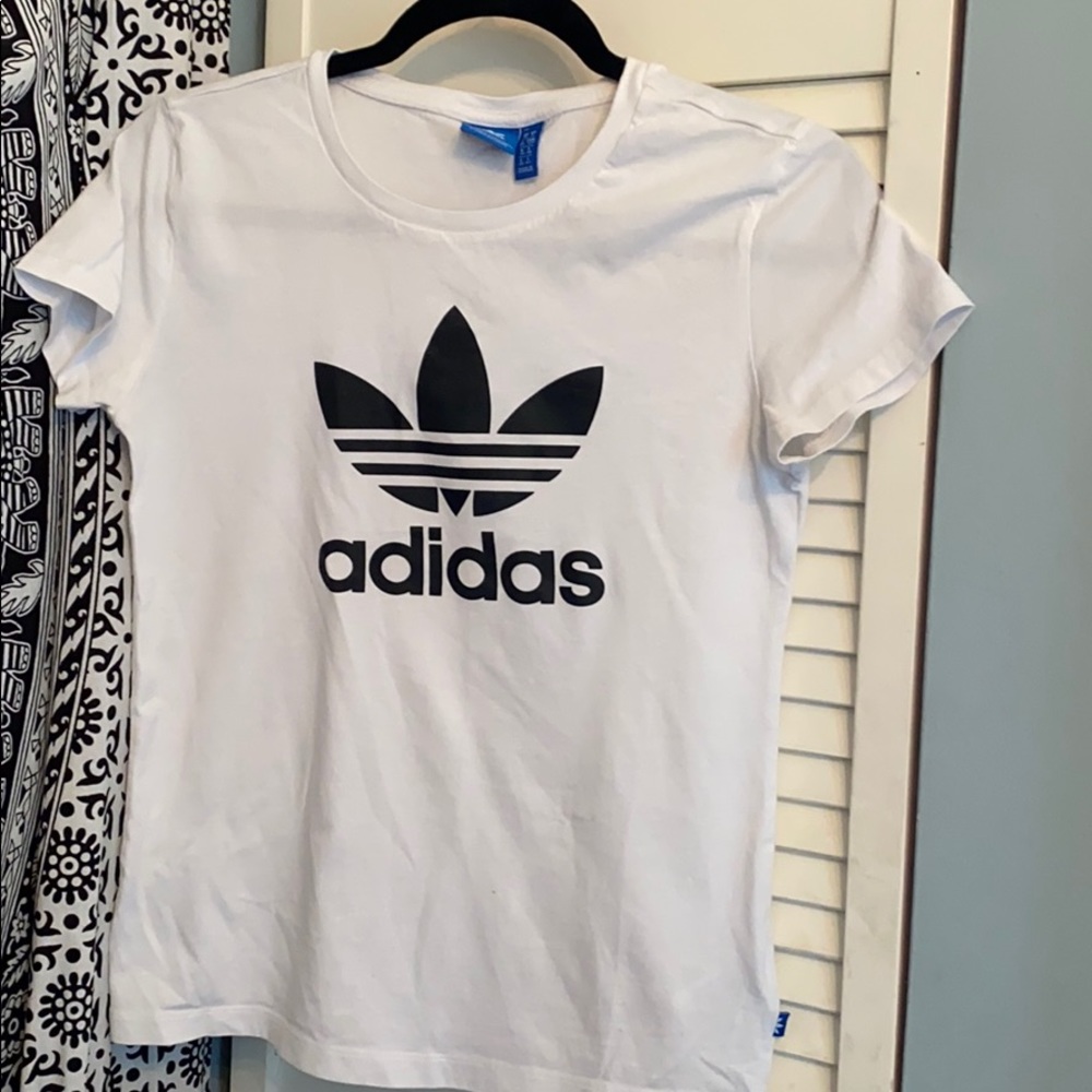 Adidas white t-shirt